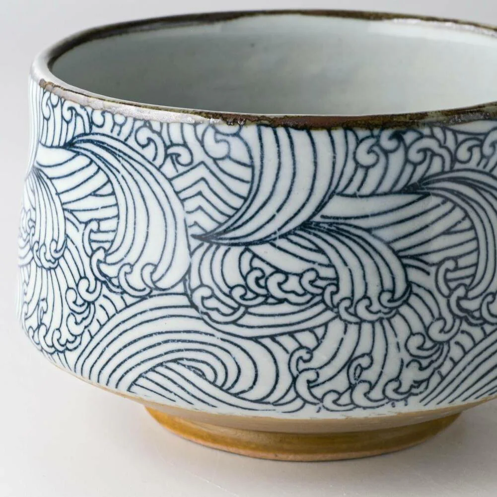 Aranami Matcha Bowl – Mino Ware - Image 3