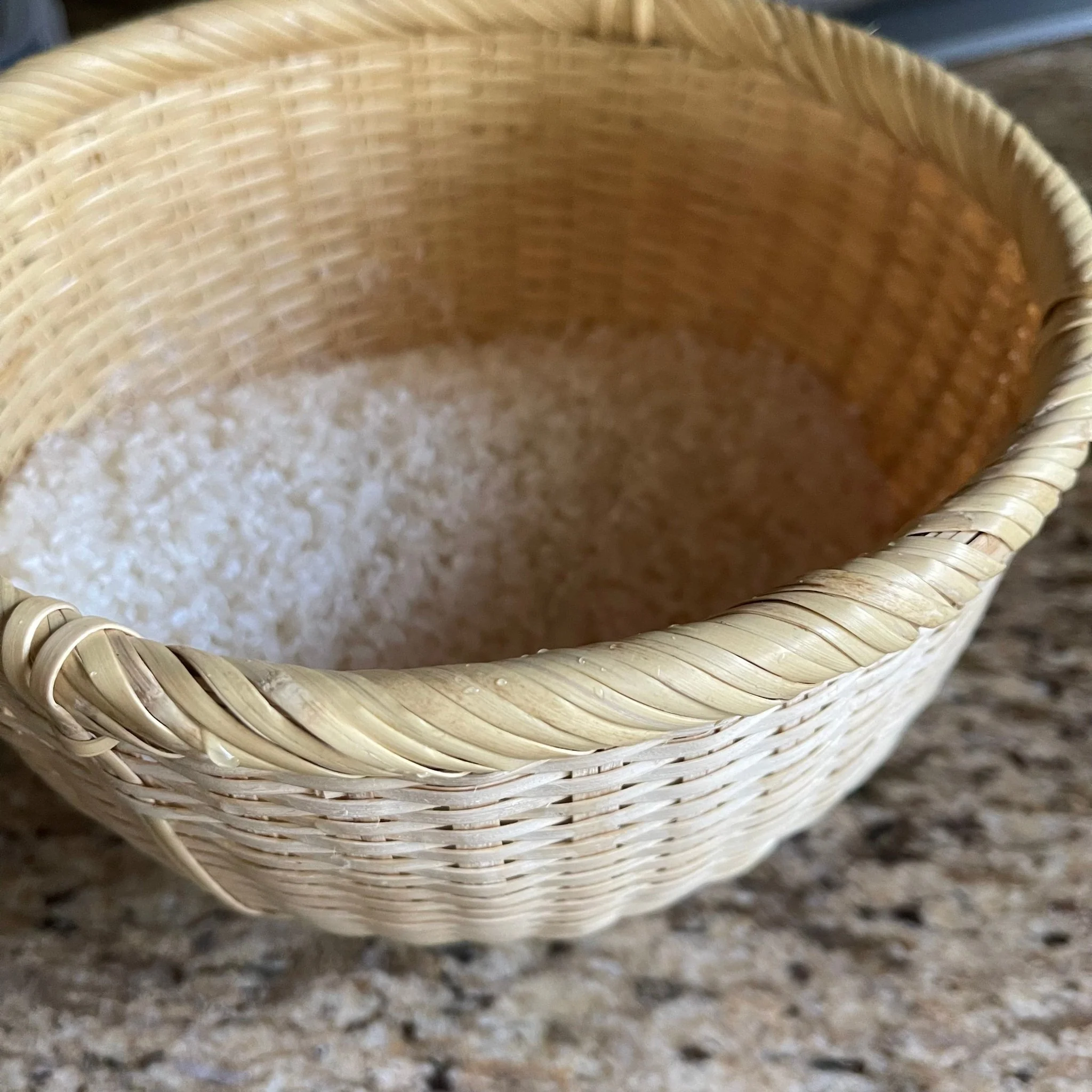 Artisan Bamboo Rice Zaru Colander - Image 7