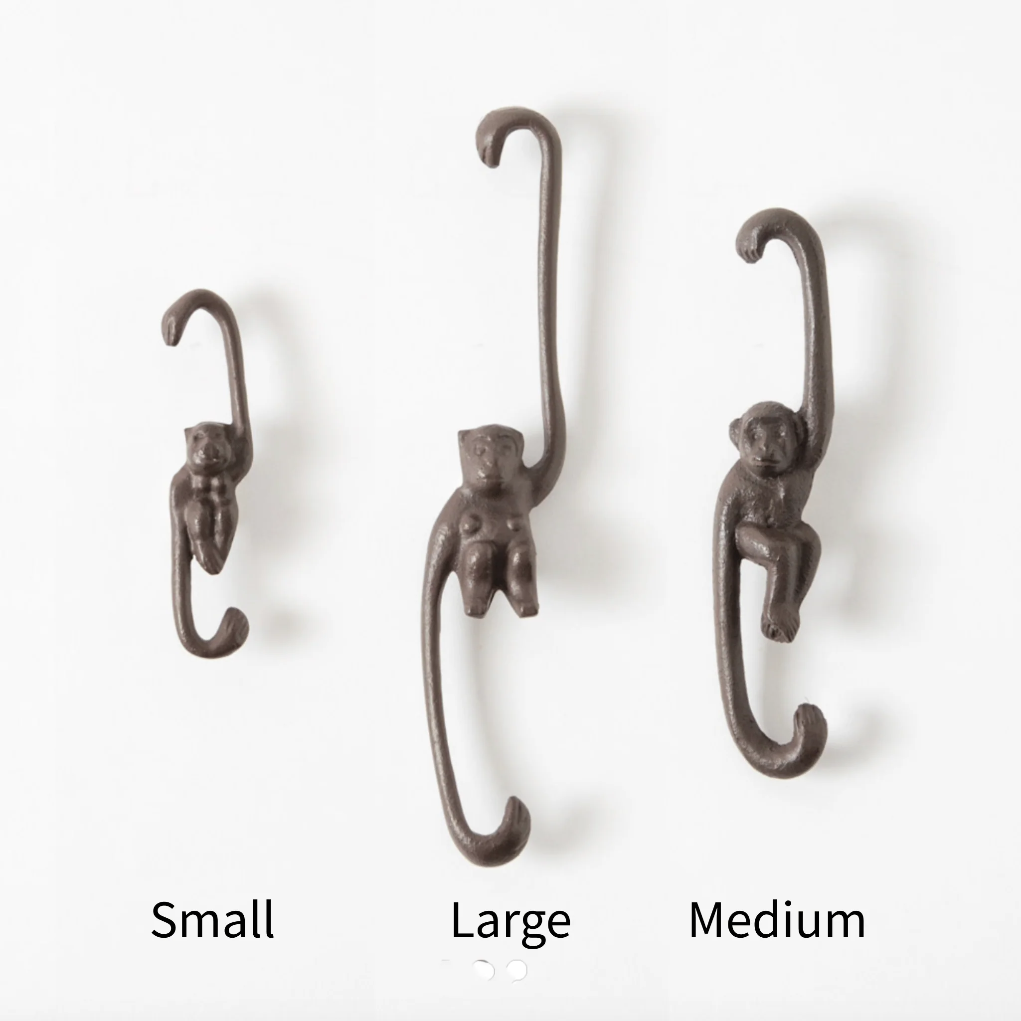 Cast Iron Monkey Hook — Small - Image 4