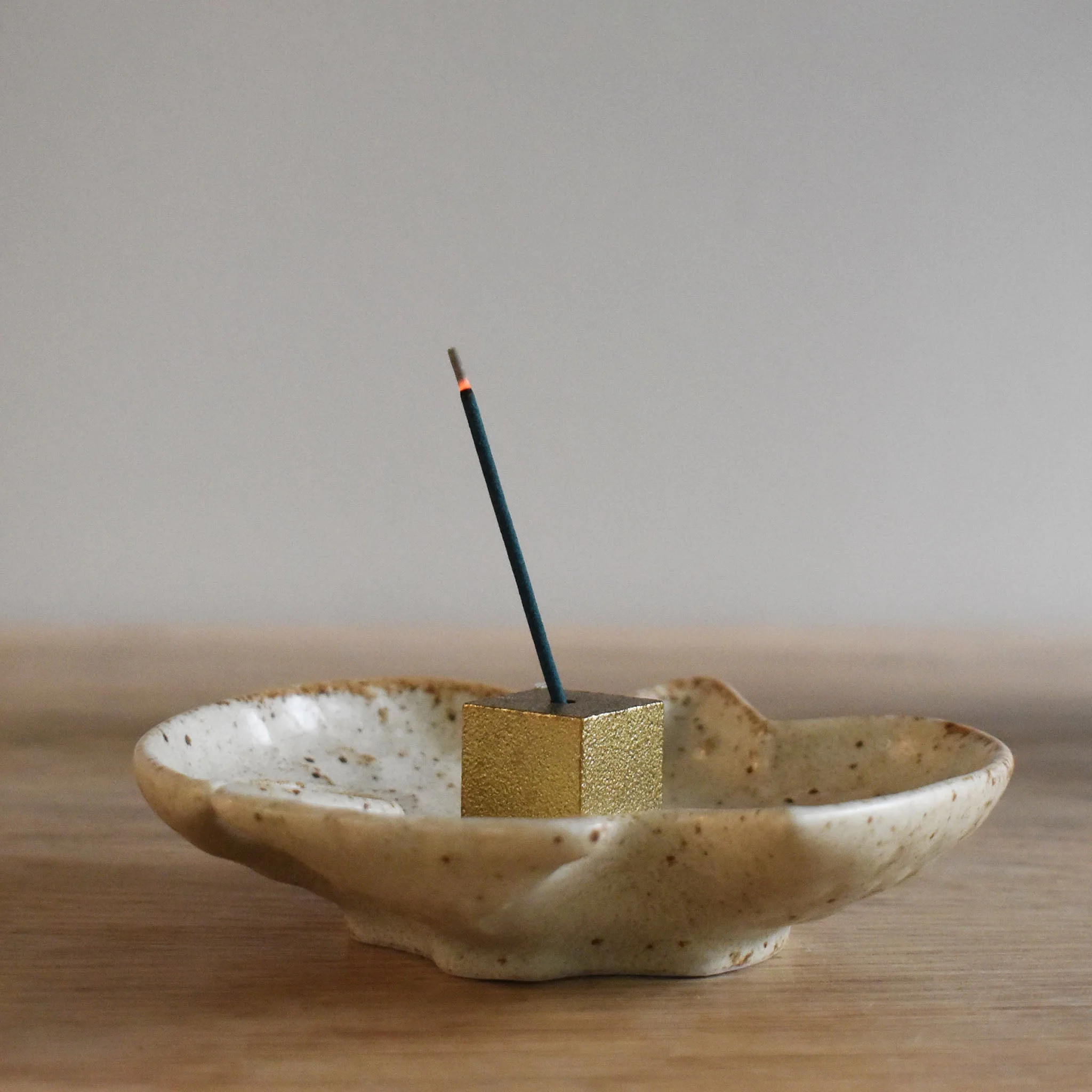 Cube Incense Holder- Gold - Image 3