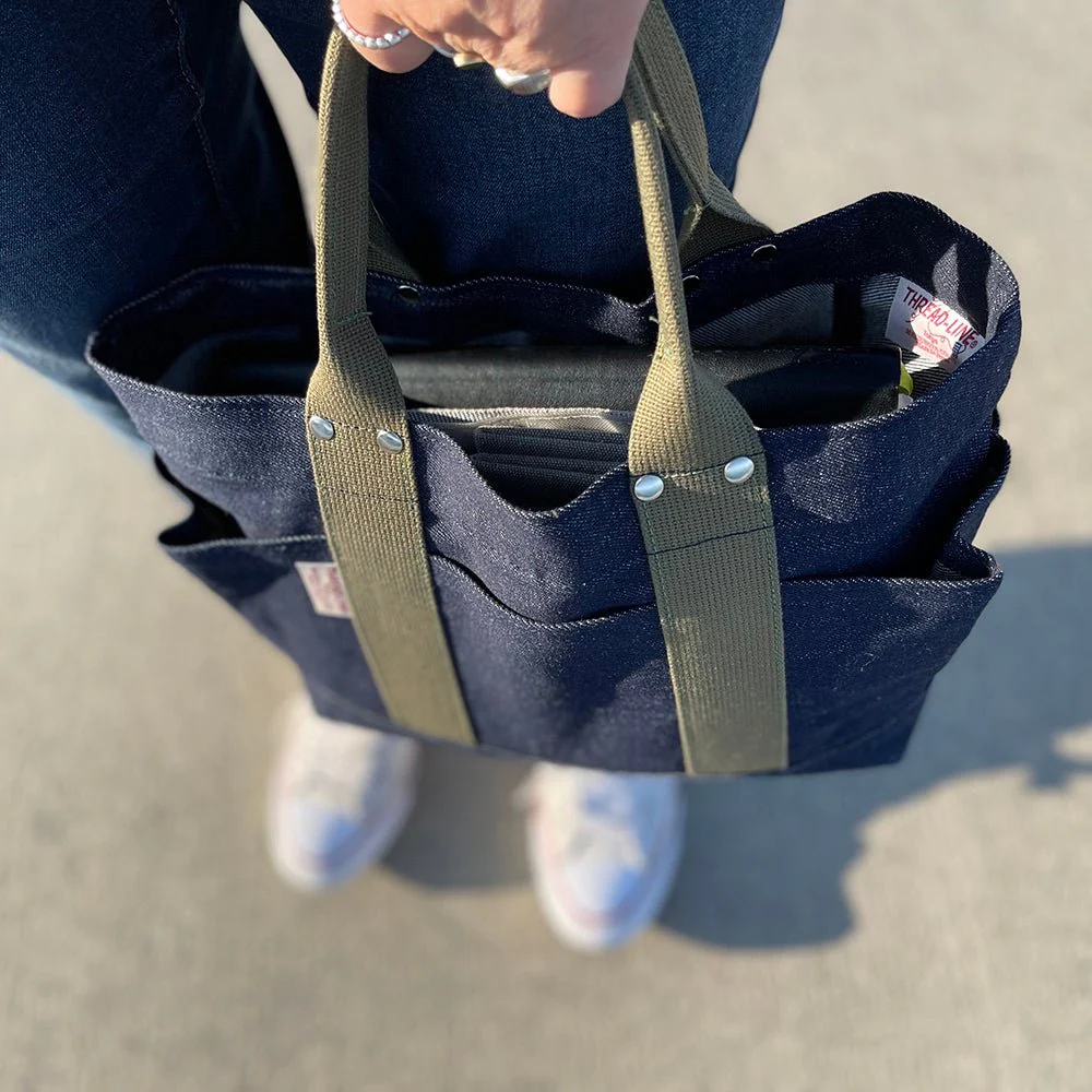 Japanese Denim Everyday Tote — Compact - Image 6