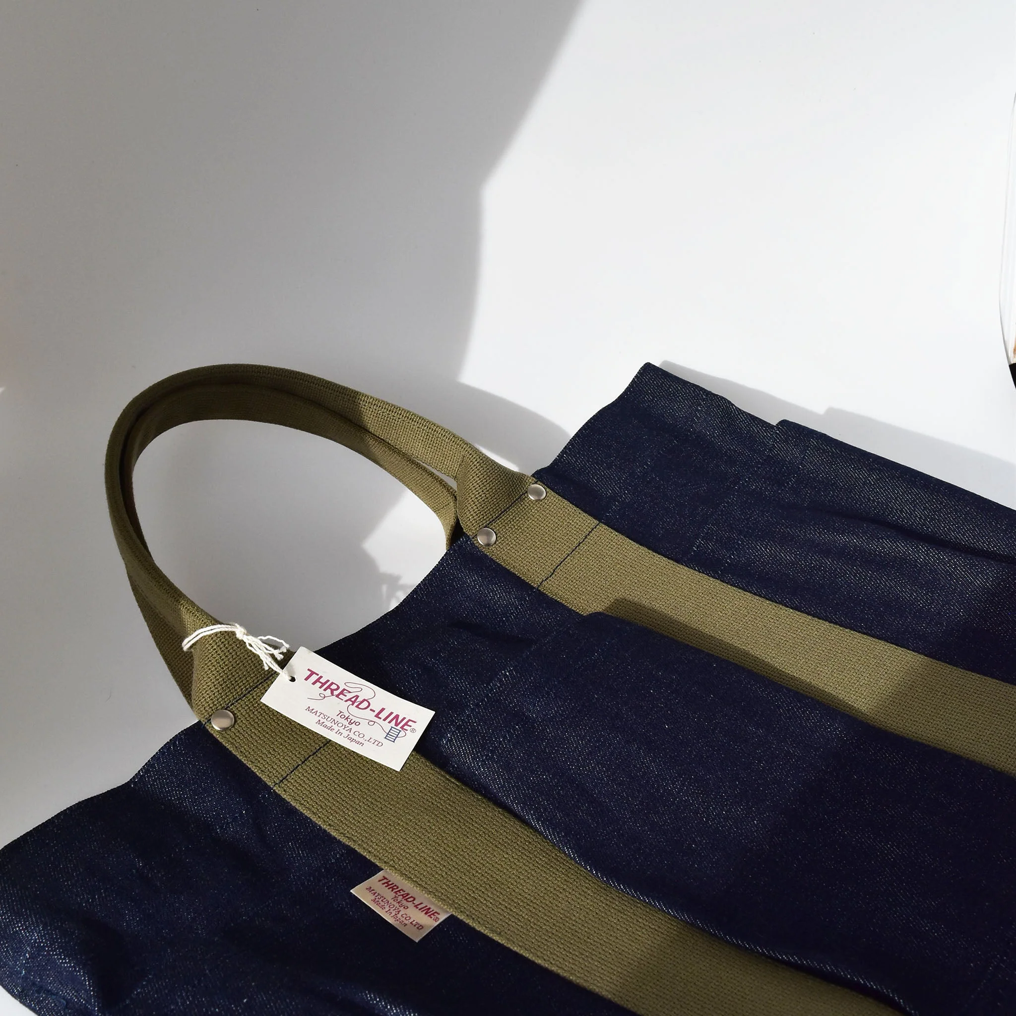 Japanese Denim Everyday Tote — Medium - Image 4