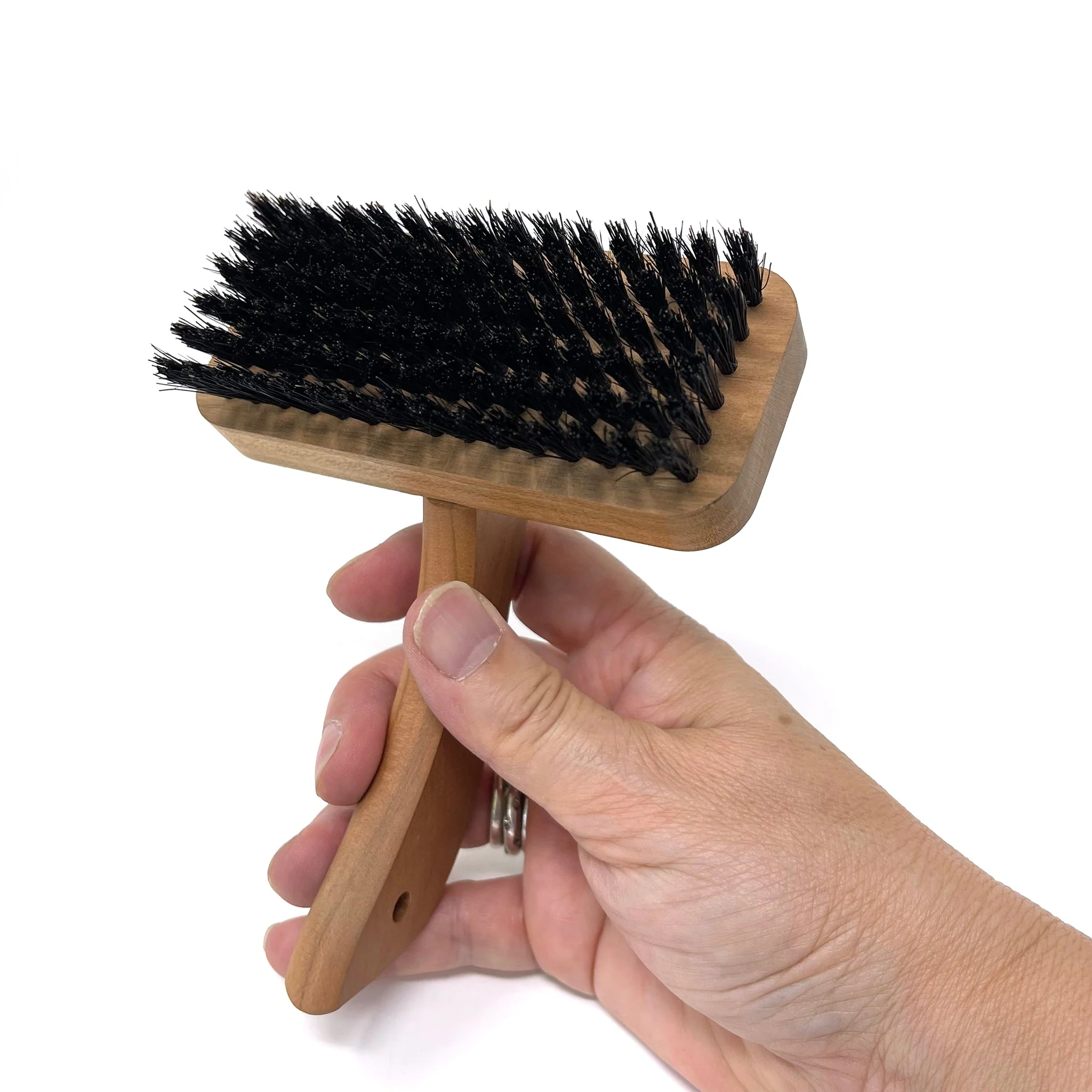 Kanaya Gentle Pet Brush with Natural Boar Bristles - Image 4