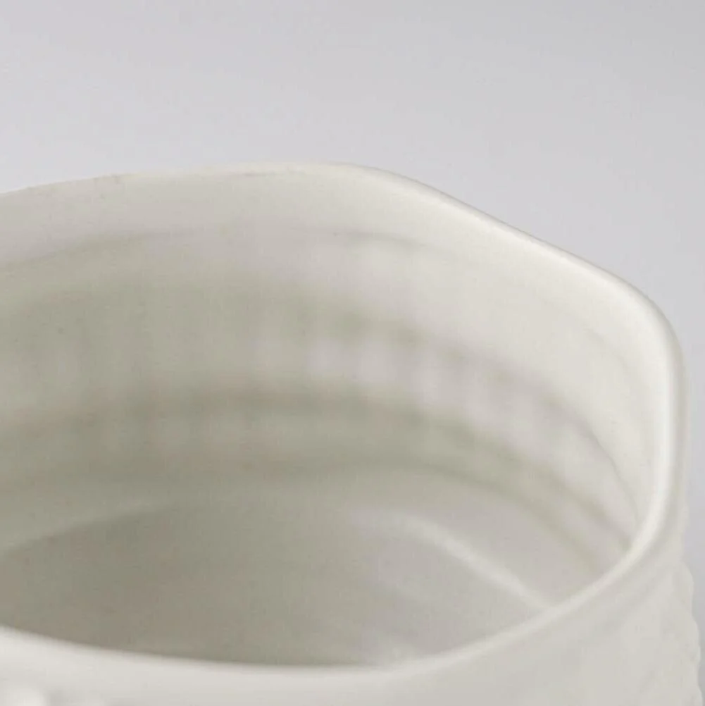 Koboku White Matcha Bowl – Mino Ware - Image 3