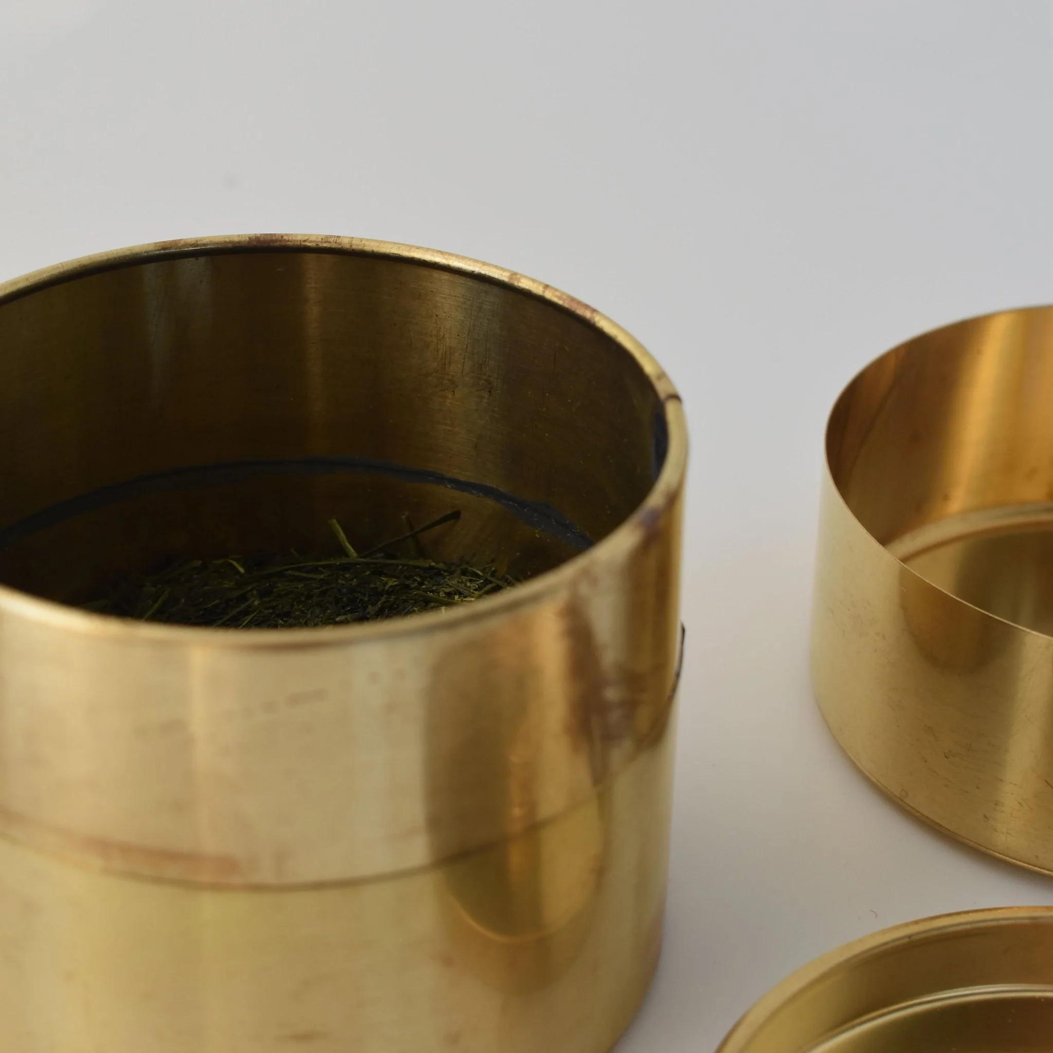 Nankei Brass Tea Caddy - Image 3