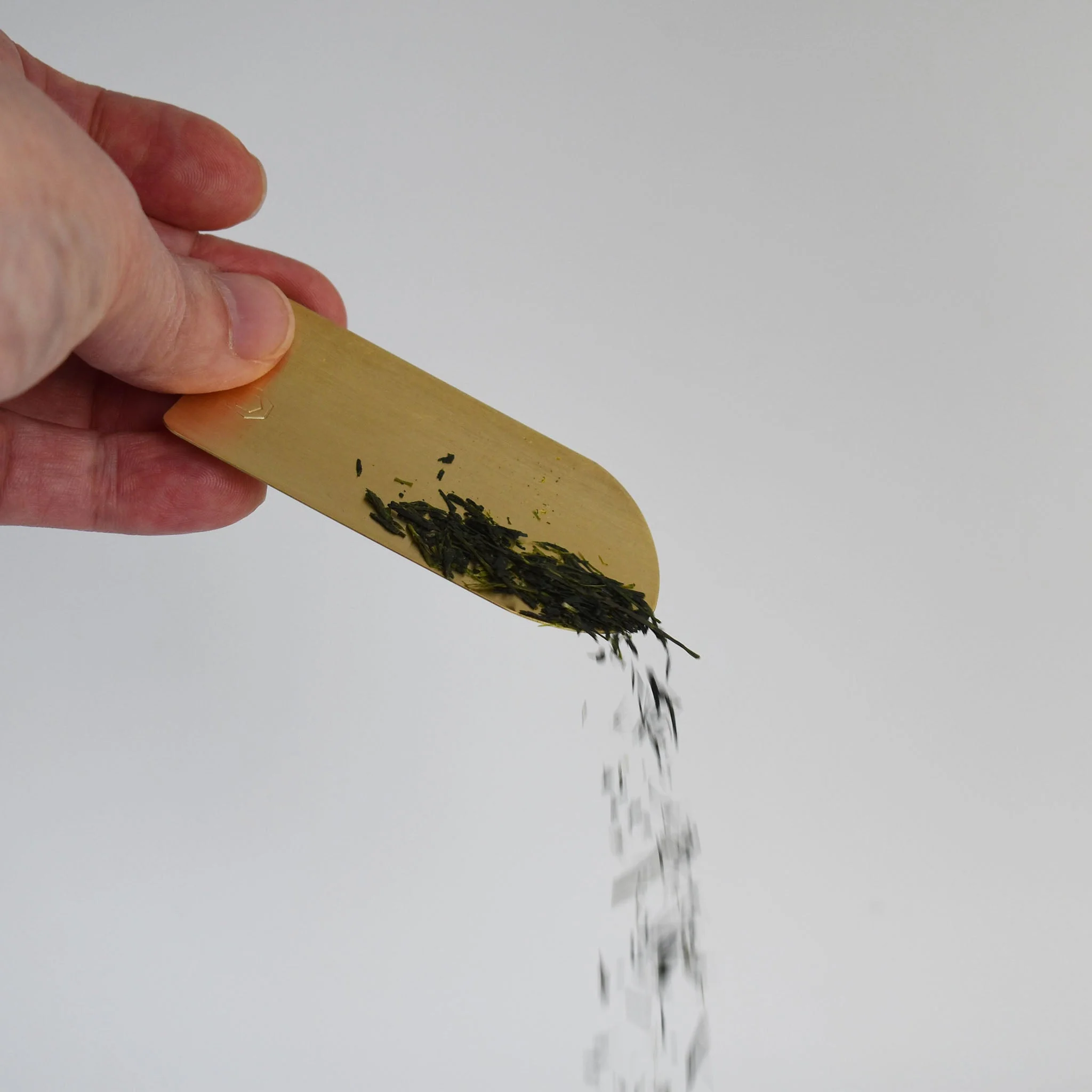 Nankei Brass Tea Scoop (Chasaji) - Image 4