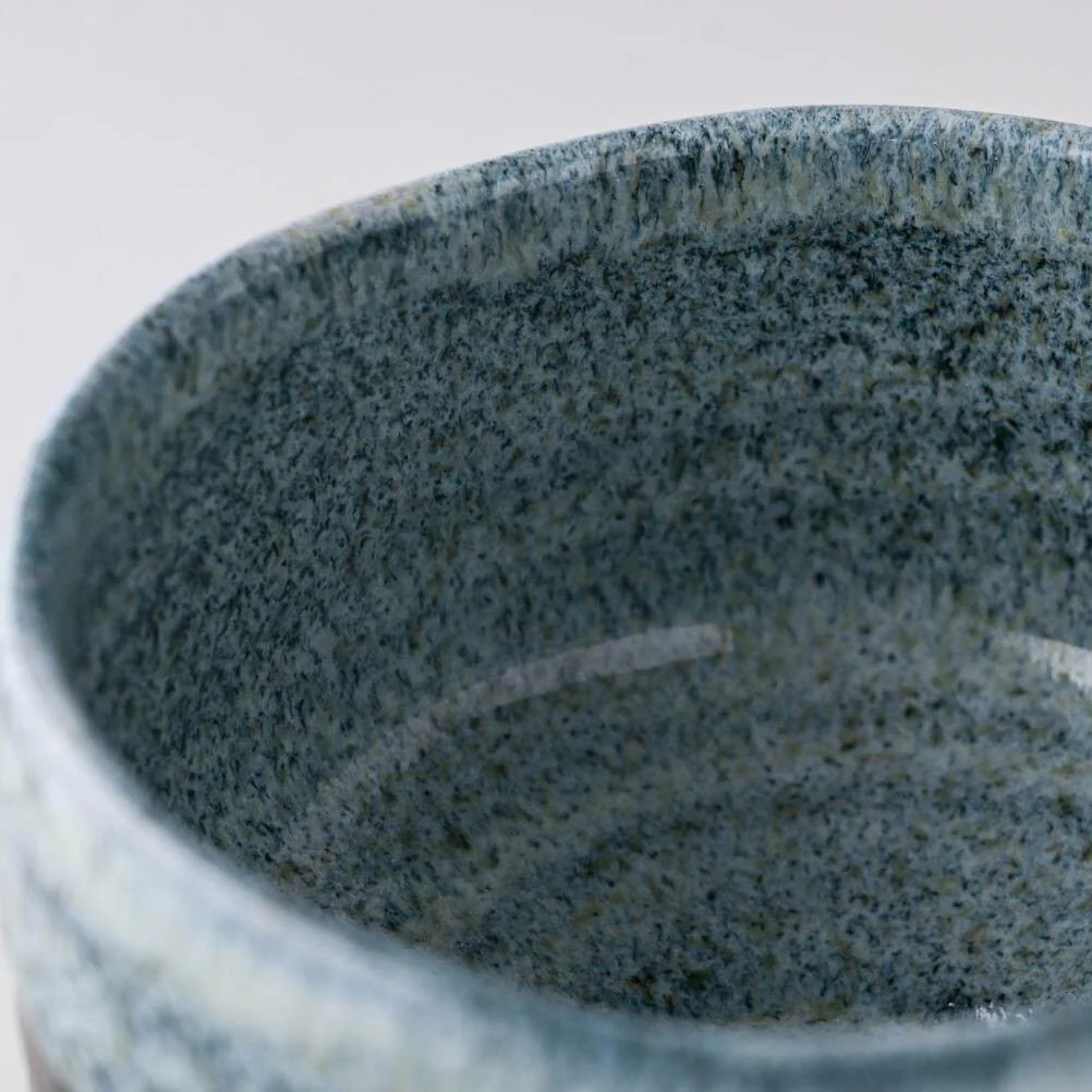 Seifu Blue Hand-Glazed Matcha Bowl – Mino Ware - Image 4