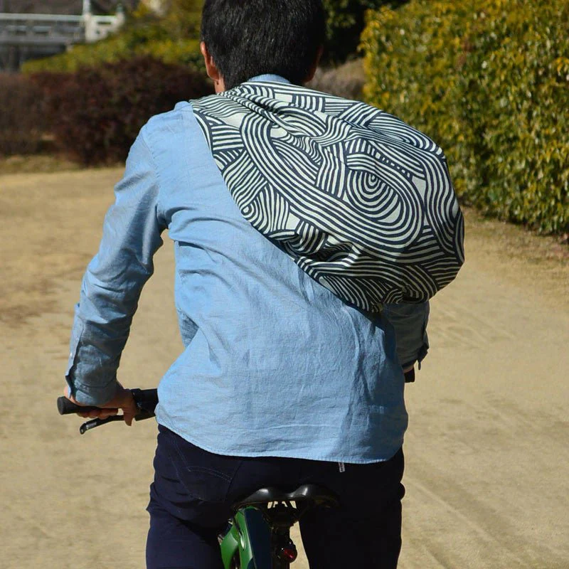 Furoshiki 100 – Isa Monyo “Knot” in Khaki (Water-Repellent) - Image 3