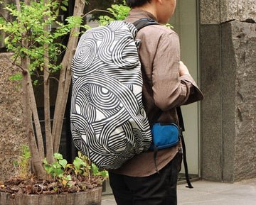 Furoshiki 100 – Isa Monyo “Knot” in Khaki (Water-Repellent) - Image 5